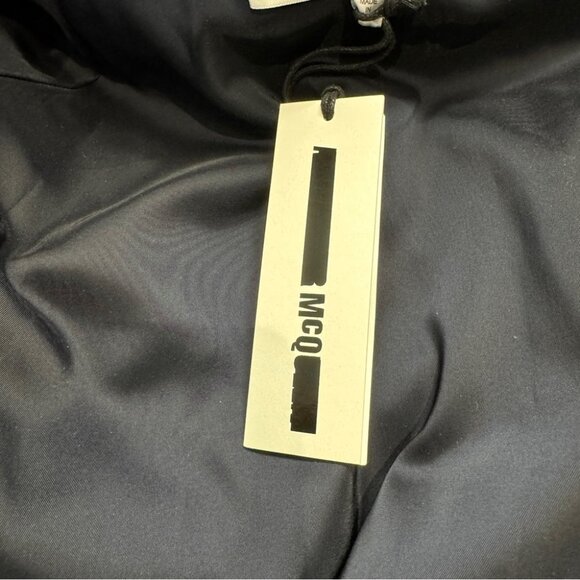 NWT McQ Alexander McQueen Navy Blue Coat Jacket size M - Picture 4 of 8